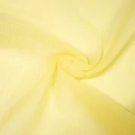 Light Yellow Chiffon Fabric 1M
