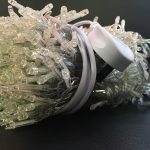 6m x 0.75m White LED Curtain Lights For Wedding Table Skirts