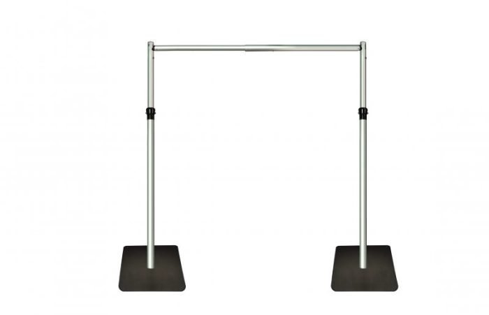 4m x 5m Telescopic Heavy Duty Backdrop Stand, Pipe and Drape system - Image 1